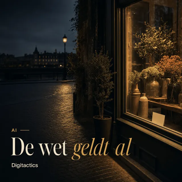 Omslagbeeld bij het artikel De AI-wet geldt sinds augustus, en bijna geen ondernemer deed er iets mee