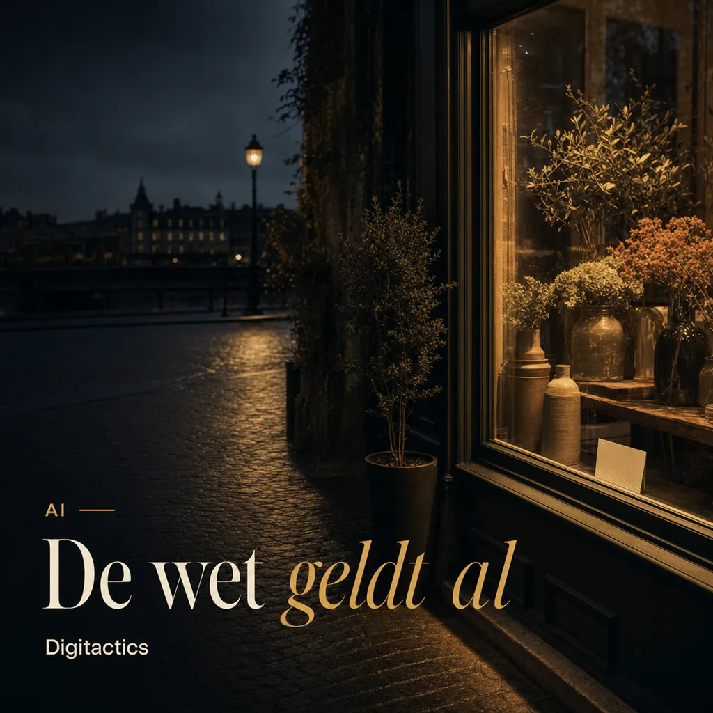 Omslagbeeld bij het artikel De AI-wet geldt sinds augustus, en bijna geen ondernemer deed er iets mee