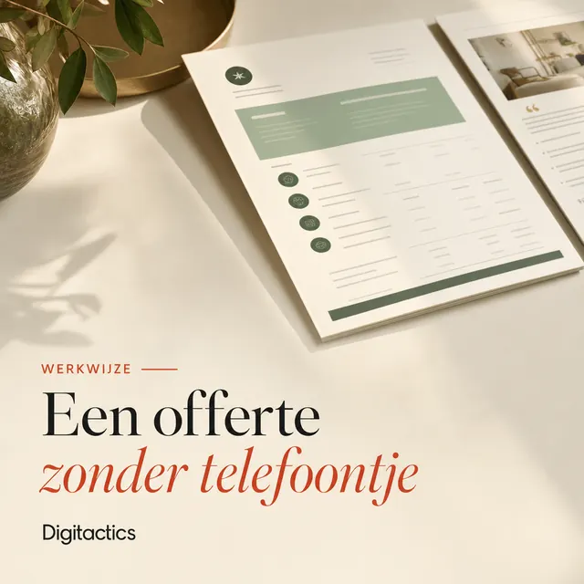 Omslagbeeld bij het artikel Een offerte waar de klant niet voor hoeft te bellen