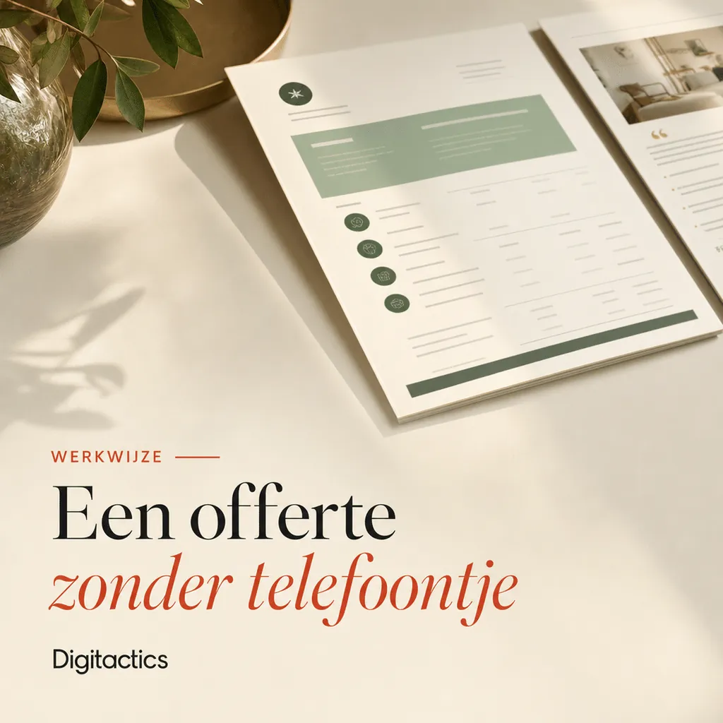 Omslagbeeld bij het artikel Een offerte waar de klant niet voor hoeft te bellen