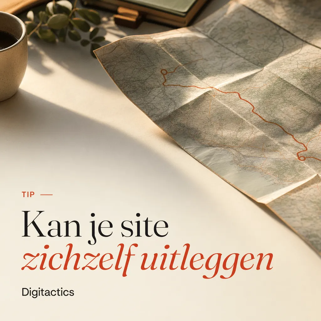 Omslagbeeld bij het artikel Kan je website zichzelf uitleggen? De test die twee minuten kost